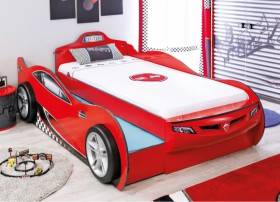 CARBED Кровать-машина Coupe с выдвижной кроватью Red 20.03.1306.00 в Канске - kansk.katalogmebeli.com | фото
