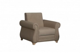 Кресло для отдыха "Порто" (велюр киви латте / микровельвет крем) в Канске - kansk.katalogmebeli.com | фото