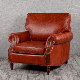 Кресло кожаное Лофт Аристократ (кожа буйвола) в Канске - kansk.katalogmebeli.com | фото
