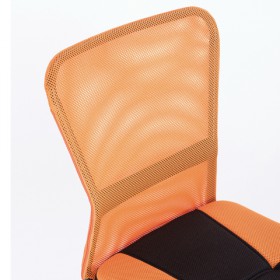 Кресло компактное BRABIX Smart MG-313 (черный, оранжевый) в Канске - kansk.katalogmebeli.com | фото 4