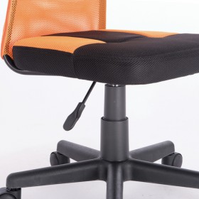 Кресло компактное BRABIX Smart MG-313 (черный, оранжевый) в Канске - kansk.katalogmebeli.com | фото 5
