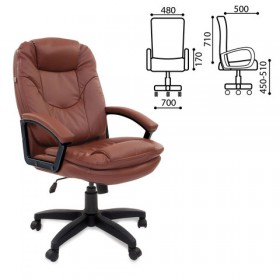 Кресло офисное BRABIX Trend EX-568 (коричневый) в Канске - kansk.katalogmebeli.com | фото