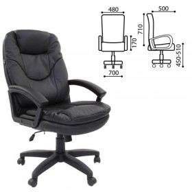 Кресло офисное BRABIX Trend EX-568 (черный) в Канске - kansk.katalogmebeli.com | фото
