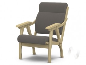 Кресло Вега-10 (бесцветный лак/ULTRA STONE) в Канске - kansk.katalogmebeli.com | фото 1