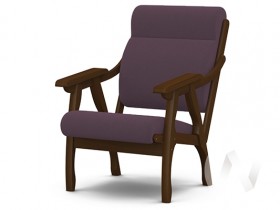Кресло Вега-10 (орех лак/ULTRA PLUM) в Канске - kansk.katalogmebeli.com | фото