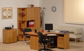 Мебель для персонала Рубин 42 Светлый миланский орех в Канске - kansk.katalogmebeli.com | фото 2