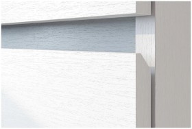 Модульная система "Токио" Пенал Белый текстурный / Белый текстурный в Канске - kansk.katalogmebeli.com | фото 3