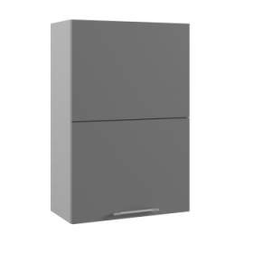 Ройс ПГПМ 600 Шкаф верхний Blum Aventos HF (Графит софт/корпус Серый) в Канске - kansk.katalogmebeli.com | фото