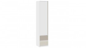 Шкаф для белья комбинированный «Сканди» Дуб Гарден/Белый/Глиняный серый в Канске - kansk.katalogmebeli.com | фото