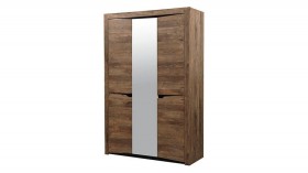 Шкаф для одежды "Лючия" (3-х дв.) (кейптаун/зеркало) в Канске - kansk.katalogmebeli.com | фото