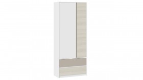 Шкаф для одежды комбинированный «Сканди» Дуб Гарден/Белый/Глиняный серый в Канске - kansk.katalogmebeli.com | фото