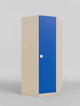 Шкаф угловой (угловая секция) Скай (Синий/корпус Клен) в Канске - kansk.katalogmebeli.com | фото